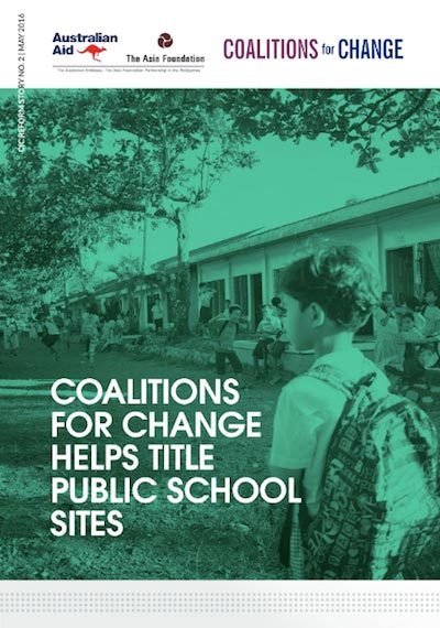 Coalitions for Change Helps Title Public School Sites