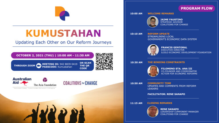 1st Kumustahan Session with Reform Leaders and Mentees