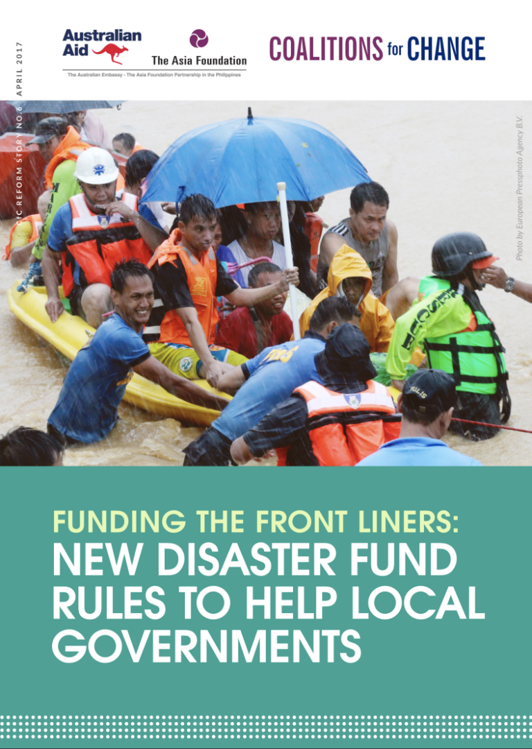 Funding the Front Liners: New Disaster Fund Rules to Help Local Governments